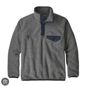 NWOT Patagonia Men's lightweight Synchilla Snap-T Fleece Pullover. Size Large.
